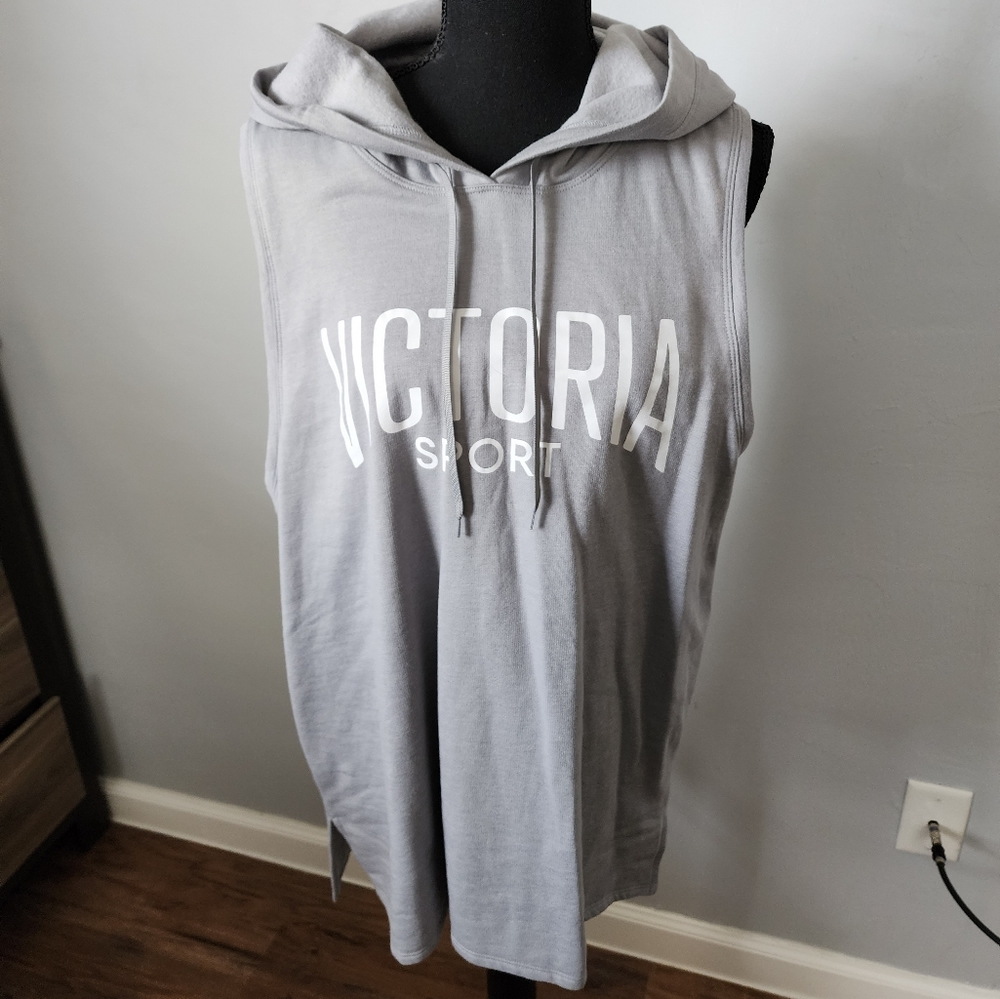 NWOT Victoria's Secret Sport Work Out Tank Hoodie